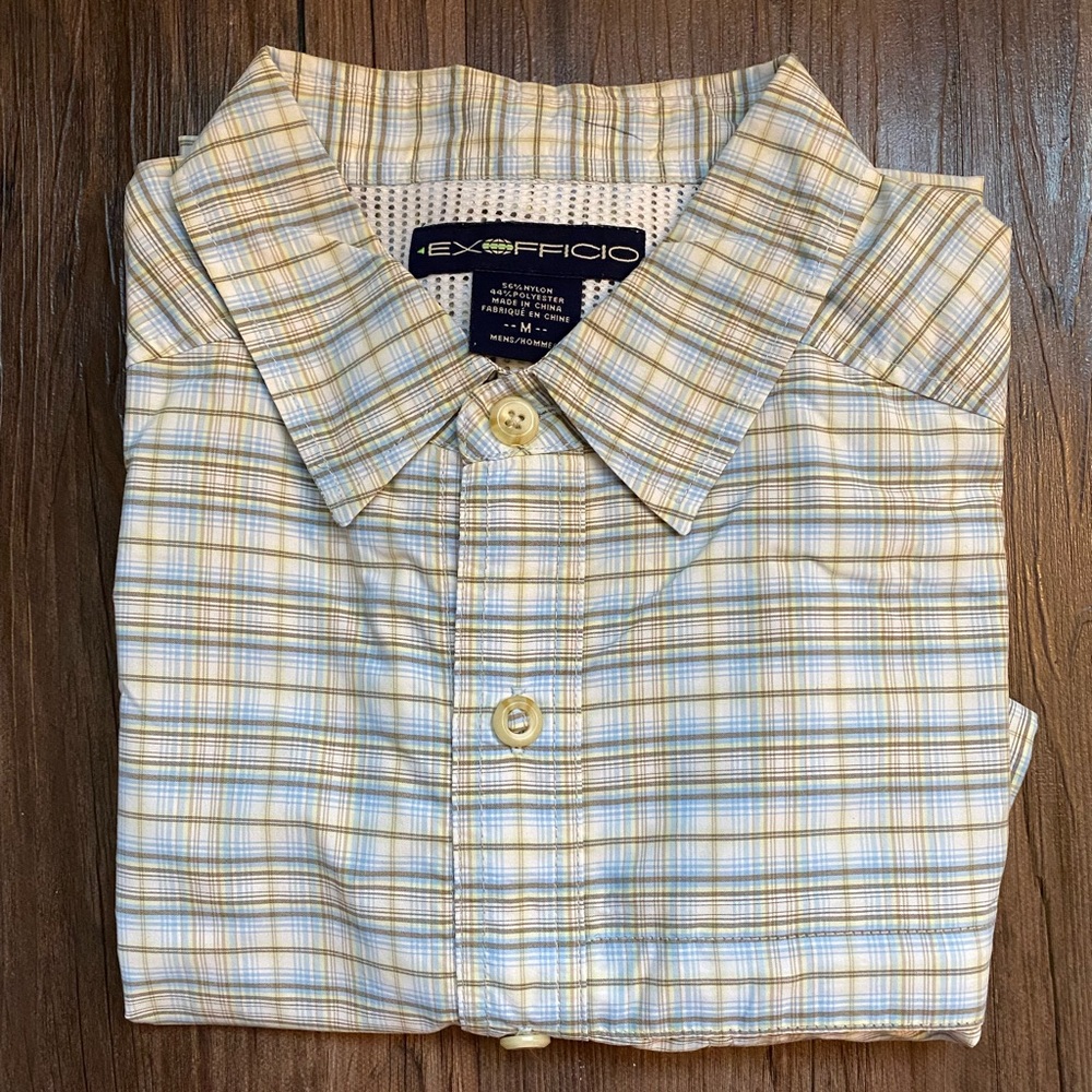 Exofficio button-down shirt shirt in size medium